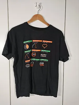 Vodafone McLaren Mercedes F1 Racing Black T-Shirt Guages Size Small Vgc • £10