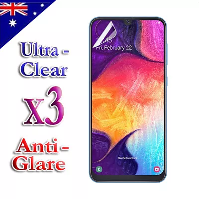 3X Clear & Anti-Glare Matte Screen Protector For Samsung Galaxy A20 A30 A50 A70 • $4.99