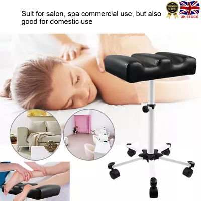 Adjust Pedicure Nail Footrest Manicure Foot Rest Desk Salon Stool Wheels Base UK • £39.50