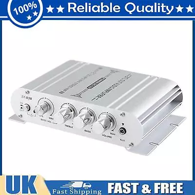 2.1 Channels 400W Hi-Fi Auto Stereo 12V Car Audio Amplifier MP3 Radio Booster UK • £17.97