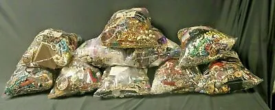 Jewelry Vintage Modern Huge Lot Craft Junk Wear Resale Over One 1 Full Pound Lbs • $23.19