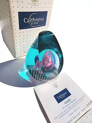 RARE 1997 Caithness SALADIN Paperweight COLLECTORS' Ltd Ed. BOXED COLIN TERRIS • $94.89
