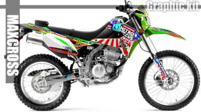 $144.46 • Buy Kawasaki Klx250s D-tracker Klx300 Klx300sm 2008-2022 Maxcross Graphics Kit Ni1