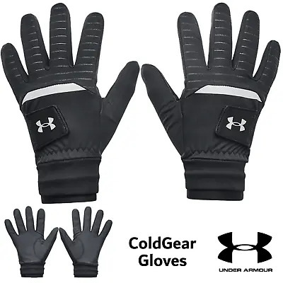 Under Armour Gloves Coldgear Winter Gloves Golf Gloves Running Gloves New • £18