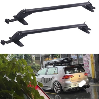 $129.99 • Buy For VW Golf MK4 MK5 MK6 MK7 Top Roof Rack Cross Bar Luggage Carrier Aluminum US