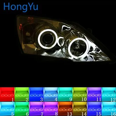 Multi-Color LED Angel Eyes Halo Rings Kit For HONDA CR-V CRV 2007-11 Accessories • $33.99
