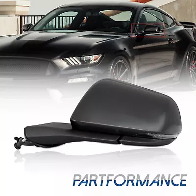 For 2015-2020 Ford Mustang Power Mirrors W/ Turn Signal Light 7-Pin Driver Side • $125.99