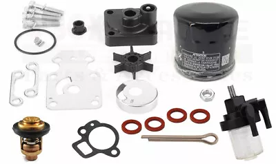 Outboard Maintenance Kit For Yamaha F20B Marine With Thermostat Oil Fuel Filter • $60.50