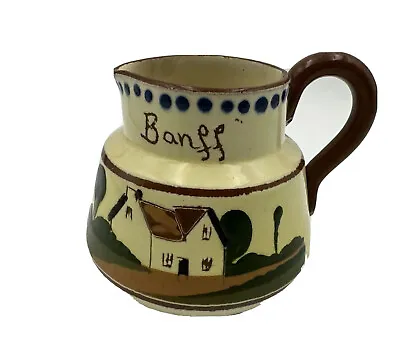 Watcombe Torquay Creamer English Motto Ware Straight From The Cow Banff Vintage • $38.40