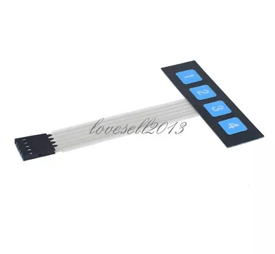 1x4 Super Slim Matrix Array 4Key Membrane Switch Keypad Keyboard For Arduino NEW • $0.99