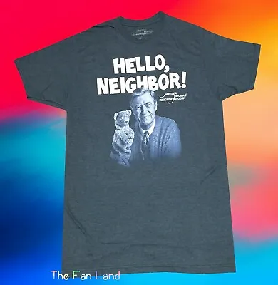 New PBS Mister Mr. Rogers Hello Neighbor Mens Vintage T-Shirt • $19.95