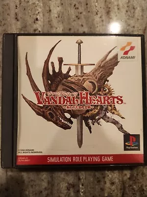 Vandal Hearts Playstation 1 PS1 Japanese Game • $19.95