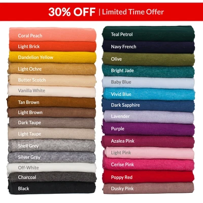 £96.50 • Buy Jersey Knit Fabric,Ribbed Knit & Purl,Natural Stretch Dress Material,28 Colours