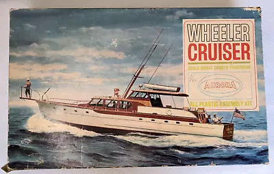 Aurora Wheeler Cruiser Vintage Boat Model Kit 444 65ft Unbuilt • $199