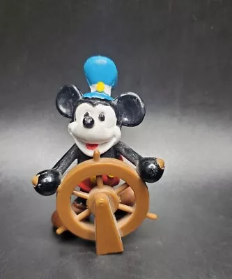 1986 Applause Disney Mickey Mouse Steamboat Willie Disney Figure PVC • $5.99