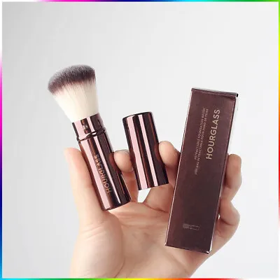 HOURGLASS Retractable Foundation Brush Portable Powder Blush Highlighter Brush • $13.99