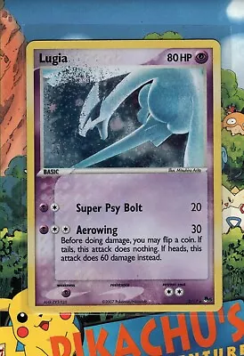 Pokémon TCG Lugia Pop Series 5 2/17  2007 Cosmos Holo Played • $30