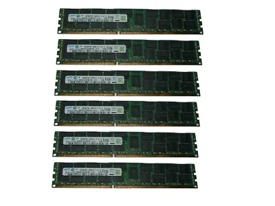 96GB 6x 16GB Samsung Memory Mac Pro 1333MHz ECC RAM Apple 2009 41 2010 2012 51 • $87.70