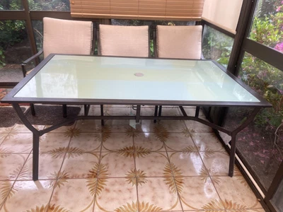 $40 • Buy 7pcs Garden Dining Set Table And Chairs 6-Person Outdoor Dinner Furniture