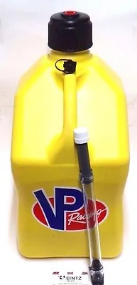 VP Racing Fuels Yellow 5 Gallon Fuel Jug & FREE Filler Hose - VPF 3552 • $49.99