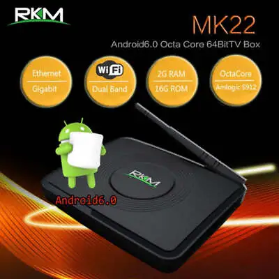NNEDSZ MK22 64bit 4K Android 6.0 Mini PC 2G/16GDual Band Wifi BT4.0 • $238.05