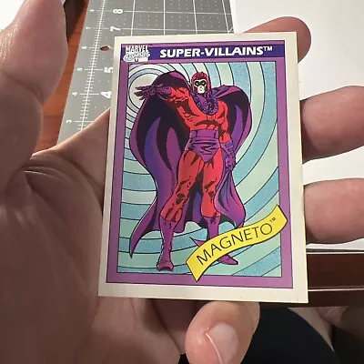 1990 Marvel Universe Rare Toy Biz Magneto PROMO Card MAG4 • $6