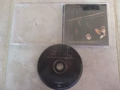 Megadeth Train Of Consequences CD Single In Jewel Case Hard Rock Rare • $0.99