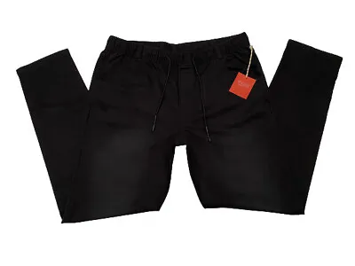 Mossimo Supply Co. Women's Black Stretch Waist Cotton Blend Casual Pants Medium • $16.88