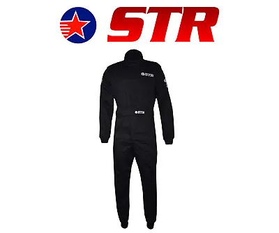 STR Graphite Start Race Suit Single Layer SFI Approved 3.2A/1 Proban F2 Oval • £114