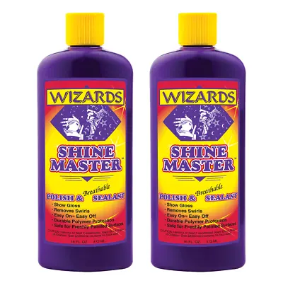 Wizards 11033 Shine Master Polish & Breathable Sealant 16 Oz. (2 Pack) • $37.39