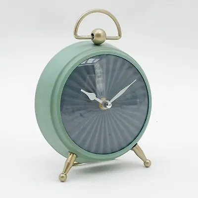 Mantel Clock Green Table Top Clock Silent Sweep Clock • £14.99
