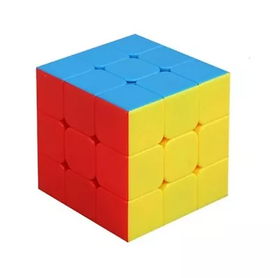 Speed Rubix Cube Smooth Magic Puzzle Rubic Twist Gift Toy 3x3x3 Stickerless Cube • $5