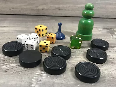 Vintage Mixed Game Pieces • $8.42
