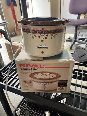 Vintage Rival Crock-ette Crock Pot • $39