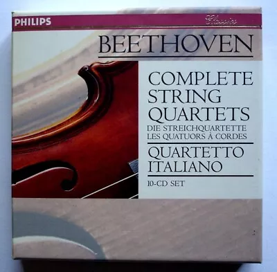 Beethoven Complete String Quartets 10-CD Box Set Quartetto Italiano • $49.99