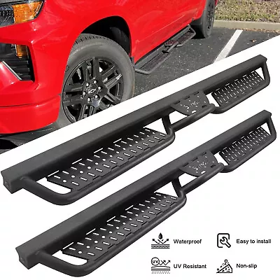 BHK-Y FOR 15-24 Ford F150 Super Crew Cab Running Boards Nerf Bar Down Step BLK • $218.99