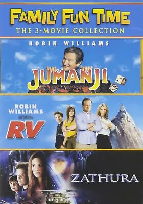 $8.95 • Buy Jumanji (1995) / RV / Zathura: A Space Adventure (DVD, 2013, 2-Disc Set) NEW