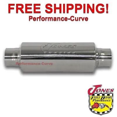 Jones Exhaust Turbine Muffler / Resonator - 304 Stainless Steel - 2.25  • $52.95