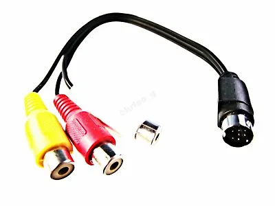 From OZ Quality 1PC 9 Pin S-Video Male To 3 RCA Female Cable Lead Audio Video FP • $8.45