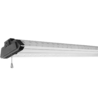 4ft LED Shop Light 10000 Lumen With Motion Sensor Steel Tread Plate • $38