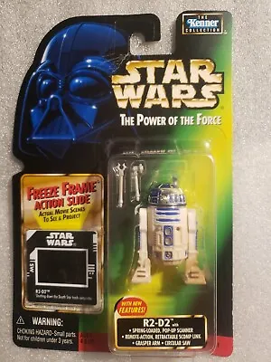 Star Wars R2-D2 Droid Power Of The Force Freeze Frame Slide Action Figure 1997 • $6.95