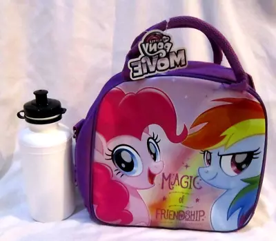 My Little Pony&friends 9.5  Purple Insulated Lunchbox Lunch Bag-brand New! • $49.99