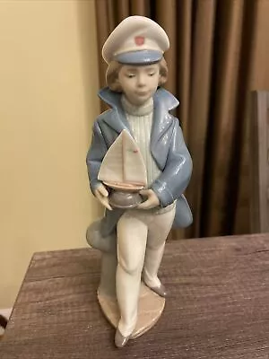 Lladro The Sailor Boy 9.25 Inches Tall Porcelain Figure 6314 Retired  • $149.99