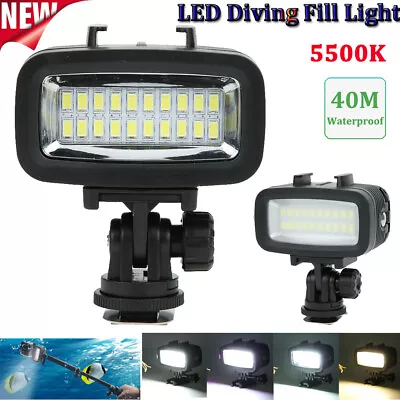 Portable Multifunctional LED Fill Light For Video Camera 40m Video Camera Diving • £24.22