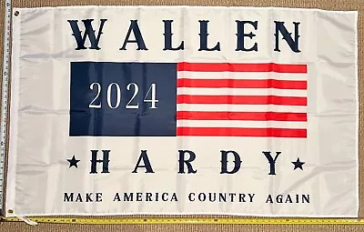 Country Music Flag FREE SHIPPING Wallen Hardy USW America Combs Sign Poster 3x5' • $19.85