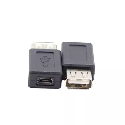 USB 2.0 Female To Micro USB Female Adapter Plug Converter Connector Cable Cord • $1.96