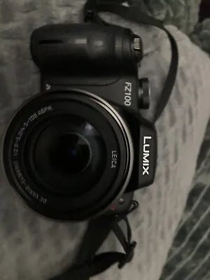 Panasonic LUMIX DMV-FZ100 Bridge Camera With Case. Charger 10 New Tapes • £50