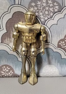 Vintage 1977 Metal Man Action Figure Questar Zee Toys Diecast 3.5  Robot Zylmex • $22.99