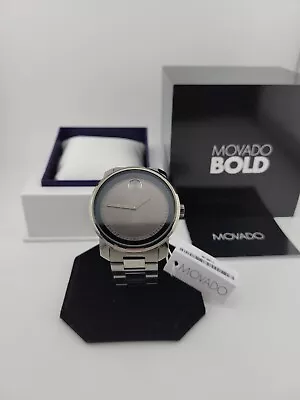 Movado Bold Men's Gunmetal Grey Dial Grey Ion-plated Watch - 3600259 ($795 MSRP) • $289.99