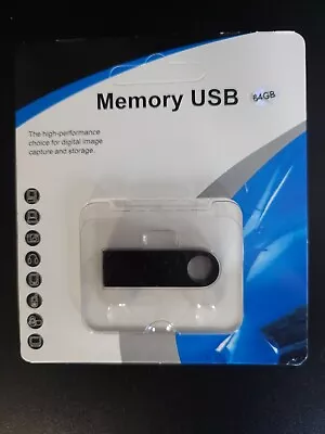 Metal USB 2.0 Storage Flash Drive | Multiple Colors | 8gb 16gb 32gb 64gb | • $7